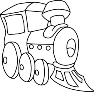 Train 04 - Coloriages véhicule - Coloriages - 10doigts.fr